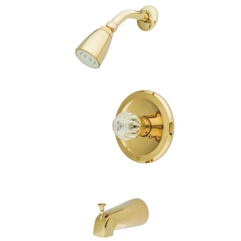 Kingston Brass Diverter Tub and Shower Faucet & Reviews Wayfair